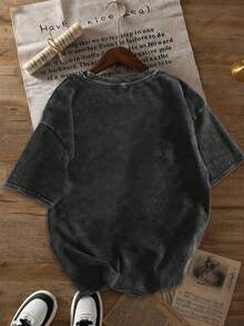 Women T-Shirts - 黑色 - 查看 3