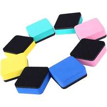 (Random Color) 12/24/36pcs Colorful Whiteboard Dry Erase, Dry Erase Blackboard Cleaning Board 1.97 X 1.97 Inch Sponge Rubber Eraser, Suitable For Classroom, Home And Office, Learning Supplies, Classroom Eraser - Random Color - View 7