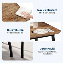 Dining Table & Chair Sets - Brown - View 3