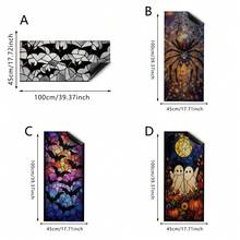 1pc Halloween Bat, Spider, And Ghost Privacy Window Film, Reusable PVC Electrostatic Adsorption Window Film, Suitable For Bathrooms, Bedrooms, Kitchens, And Home Decor. - Multicolor - View 5