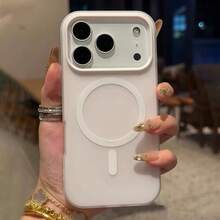Fresh Candy Color Jelly 2-In-1 Magnetic Phone Case Compatible With Iphone 18 Pro Max 18 Pro, Matte Feel Anti-Drop Hard Shell Compatible With Iphone 16e 17e 17 Pro Max 15 14 13 11 16 Pro Max 12 - White - View 3