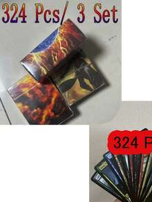 324pcs Black Core P9 Dual Land Fetch Land Shock Land Replacement Cards - Coffee Brown - View 6