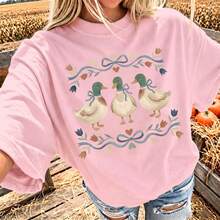 Women T-Shirts - Pink - View 1