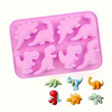 1pc Dinosaur Shaped Mini Handmade Soap Mold, Suitable For DIY Handmade Soap, Candles, Resin And Plaster Molds, Reusable - A - View 8