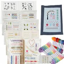 LAMYA 成人初學者手縫刺繡套件-循序漸進 DIY 十字繡教學,附圖案與所有必要縫紉用品 - Hand Embroidery Kit - 查看 10