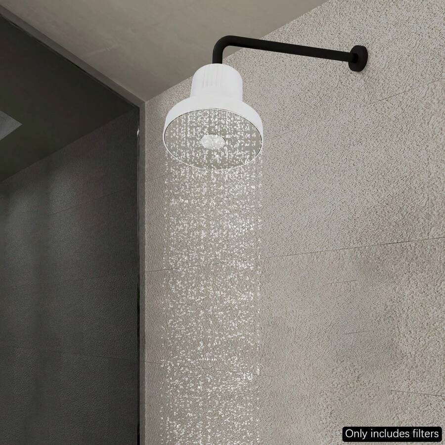 Filtered Showerhead With Hose - Fixed Shower Head For Enhanced Wate - A - View 1