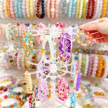 1 Three-Tier/Two-Tier/Single-Tier Rotating Jewelry Rack, Household Storage Rack, Key Rack, Multi-Layer Hairband Rack, Daily Small Item Rack - Multicolor - View 7
