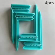 4pcs Outdoor Beach Towel Clips - Securely Hold Towels And Sheets, For Camping And Beach Trips - Multicolor - View 4