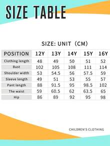 Youth Girl Letter Pattern Warm Hoodie And Flare Casual Pants - Dark Grey - View 7