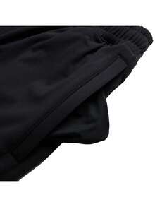 Under Armour Men's Sports Crop Cargo Pants, Knit Straight Leg Trousers For Daily Running, 1386979-001 - Black - View 6