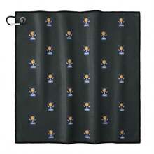 Golf Towel,Fun Prints Microfiber Towels, Waffle Fabric Large Golf Towel, With Heavy Duty Clip, Golf Bag Accessories For Men And Women - Blackprintedgolf Ball - View 9