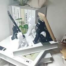 1pc Cat Phone Stand, Multiple Sizes Available For All Phones And Tablets, Suitable For Bed, Office, Car Use, Cute Cat Design, Hands-Free Video Calls, Must-Have For Pet Lovers, Fun Cat-Shaped Phone Holder - Cat Phone Stand - View 9