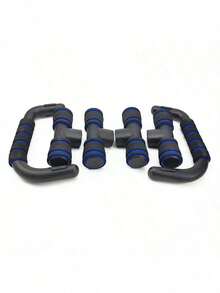 2pcs Unisex Anti-Slip Foam Push-Up Bars, Suitable For Gym, Sports, Home Workout, Ab Roller, Abdominal Roller - Multicolor - View 3