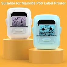 Marklife ملصقات حرارية ذاتية اللصق دائرية 50 * 50 مم من ماركلايف، مناسبة للشعار وملصقات الجرار وبطاقات الأسماء، متوافقة مع ماركلايف P50 و X2 و X4 و D100 و D20 - مشاهدة 5