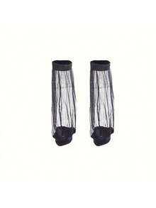 Mosquito Repellent Leg Socks, Breathable Mesh Insect Protection Leggings, Lightweight Anti-Mosquito Cover For Outdoor Hiking Camping - A - View 7