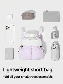 Beneunder Mini Backpack Short Bag LC004 - Light Grey - View 6