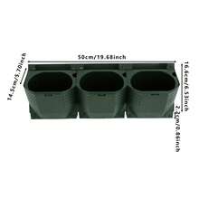 YUNRUX Wall Planter, Wall-Mounted Flower Pot Holder, Wall-Mounted Planter With 36 Pots - A - View 2