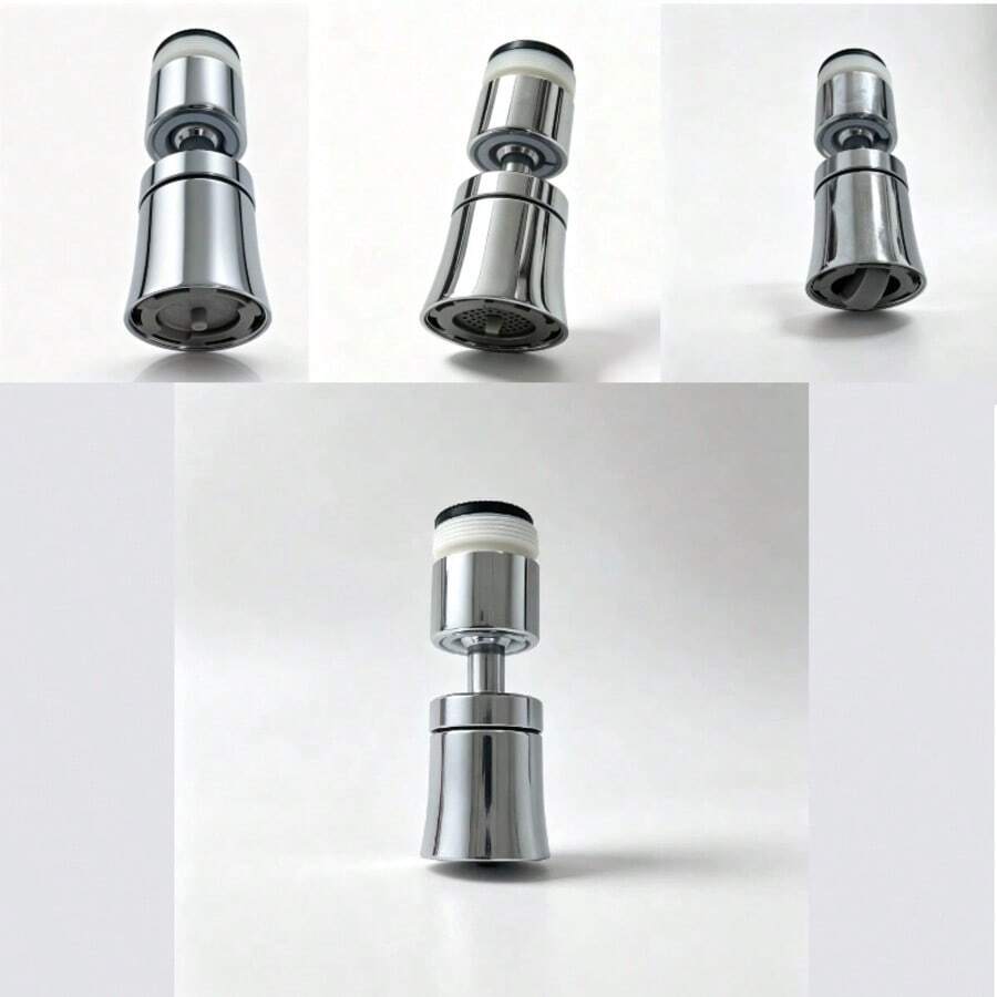 通用旋轉水龍頭延長器,360°可調轉向,多模式水流,細緻充氣柔和防濺水流,適用於大多數標準圓形水龍頭,免工具快速安裝與拆卸,小巧省空間 - 多色 - 查看 1