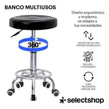Salon & Spa Stools - Black - View 2