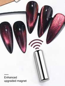 Beautizon Nailartlab Juego de 7 piezas Multifuncional Bolígrafo Imán para Uñas con Efecto Ojo de Gato & Imán en Forma de Corazón para Uñas, Imanes para Uñas para Arte de Uñas, Imán Ojo de Gato para Arte de Uñas, Perfecto para DIY en Casa, Diseño de Arte de Uñas - Multicolor - Ver 3