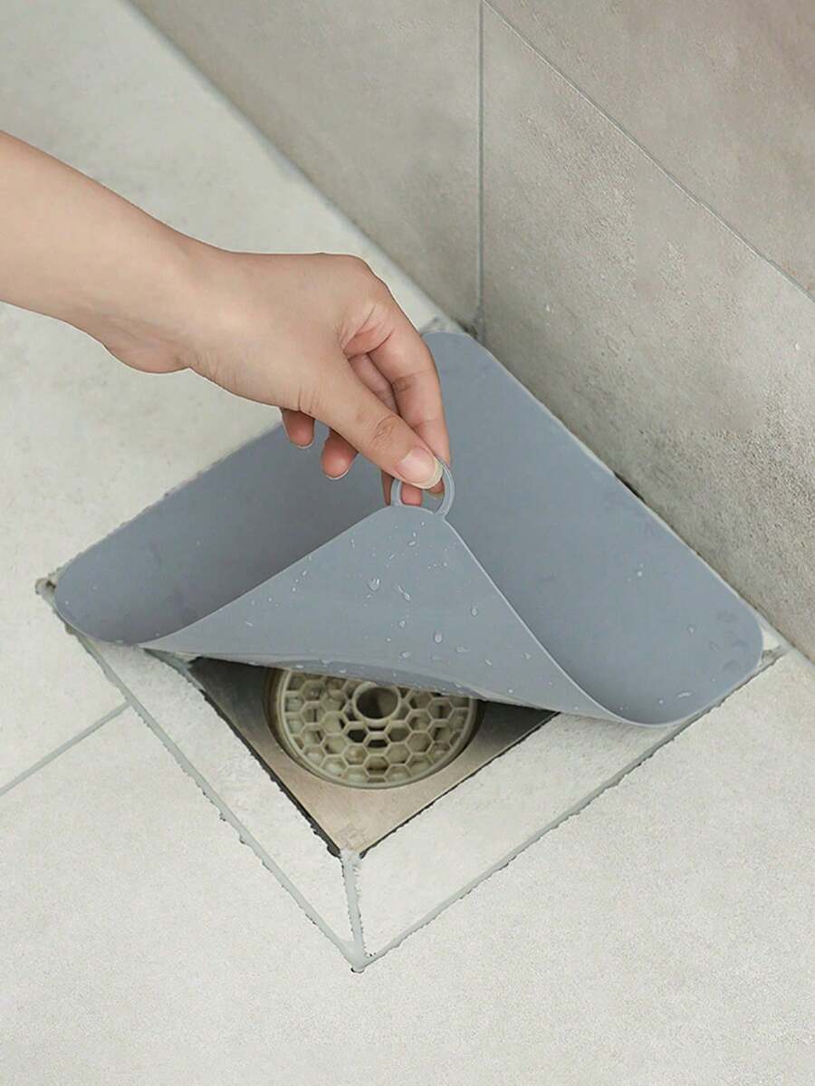 1 Silicone Drain Cover; Blocks Drain Odors; 3 Sizes To Fit Various Bathroom Drains; Features A Handle For Easy Lifting And Hanging Storage. - Multicolor - View 1