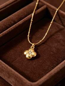 Summer Fashion Four-Leaf Clover Pendant Necklace, Multi-Functional Daily Versatile Women's Necklace, Perfect For Holiday Party, Wedding Season, Anniversary Jewelry Gift - Four-leaf Clover Pendant Necklace - View 3
