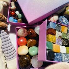 1pc Natural Crystal Mini Egg Box, Crystal Cube, Pyrite, Clear Quartz Cluster, Crystal Mushroom, Jade Decorative Gift Box - Multicolor - View 5