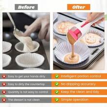 1/2PCS Cupcake Scoop Dispenser, Measuring Function, Non-Stick Surface, Independent Push-Pull Design, Suitable For Baking And Dessert Making, Basic Baking Supplies, Perfect For Making Cupcakes, Chocolate, Pancakes And Cookie Dough, Baking Accessories, Dessert Lovers, Kitchen Supplies And Kitchen Gadgets. - Multicolor - View 7