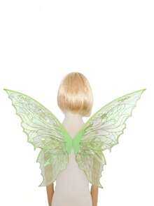 1pc Four-Leaf Gold Foil Butterfly Wings Prop Suitable For All Kinds Of Holiday Dress Up Party Bar Cosplay Halloween Wings - Multicolor - View 6