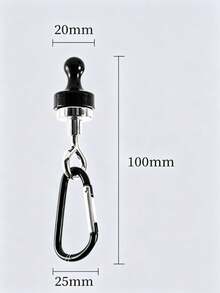 Magnetic Canopy Hooks, Detachable Strong Magnetic Tent Fastener Clips, Multifunctional Hanging Buckle For Camping Beach Picnic Outdoor Party - Multicolor - View 3