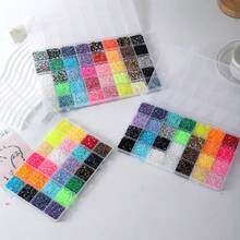 YONGNING 24/28/42 Colors 3mm Flat Back Crystal Rhinestone Set, Multi-Color Handmade Gemstone Kit. Sparkling Gemstone Materials Suitable For DIY, Clothing And Shoe Decoration - Rich Mixed Color Palette. - 40 Slots - View 4