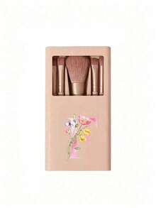 Portable Makeup Brush Set With Mirror, Insect Floral Letter Design, Boxed Makeup Brush Set, Multi-Functional Makeup Brush Set, Makeup Box With Mirror, Mini Multi-Functional Makeup Pen, Foundation Brush, Eyeshadow Brush, Beginner Makeup Tools, Mixed Brush Makeup Storage Rack, Makeup Brush Set, Convenient To Carry Gift For Girls, Ideal Makeup Tool Set, Portable Travel Supplies, Travel Essentials - Multicolor - View 19