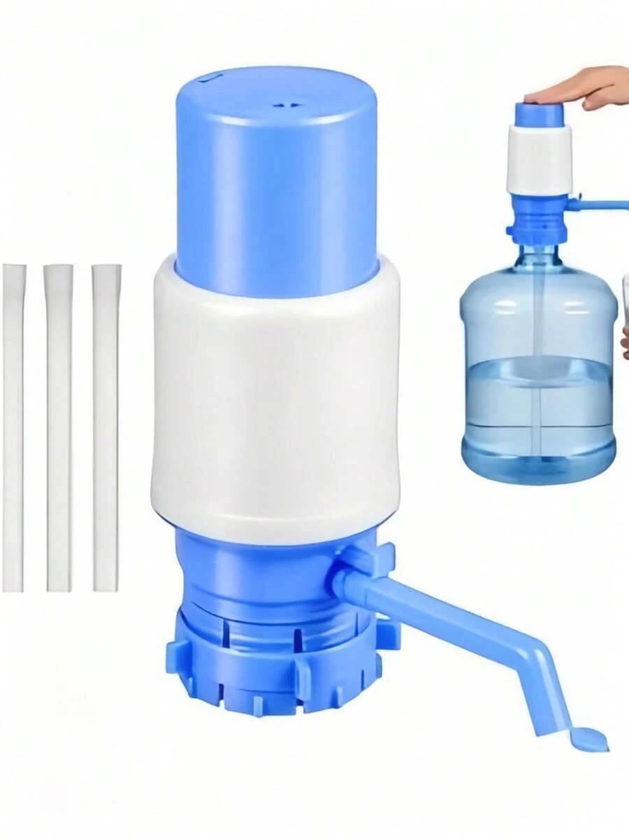 1/2pcs Manual Water Pump, Suitable For Water Bottle/Water Bucket, Drinking Water Dispenser, Home Use - Multicolor - View 1