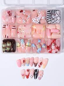 Press On False Nails - Multicolor - View 4