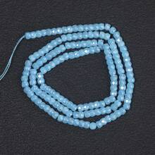 1strand 2x3mm Colorful Cubic Zirconia Stone Small Beads Faceted Shiny Loose Bead For Jewelry Making DIY Tiny Bracelet Necklace Handicrafts - Multicolor - View 10