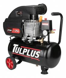 Compresor De Aire Eléctrico Lubricado 2.5hp 25 Litros 115psi 1875w Alta Potencia Compacto Portátil Adir 3830 - Tipo de Enchufe B USA (110-127V) - Ver 1