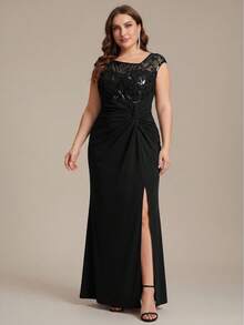 EVERPRETTY Women Plus Formal & Evening Dresses - 黑色 - 查看 3