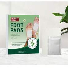 Parches para los pies de uso diario talla grande vendidos de la fábrica de origen para exportación y comercio transfronterizo 10 piezas/caja - [Vista plana] Parches para pies de color verde oscuro (10 parches/caja) - Ver 9