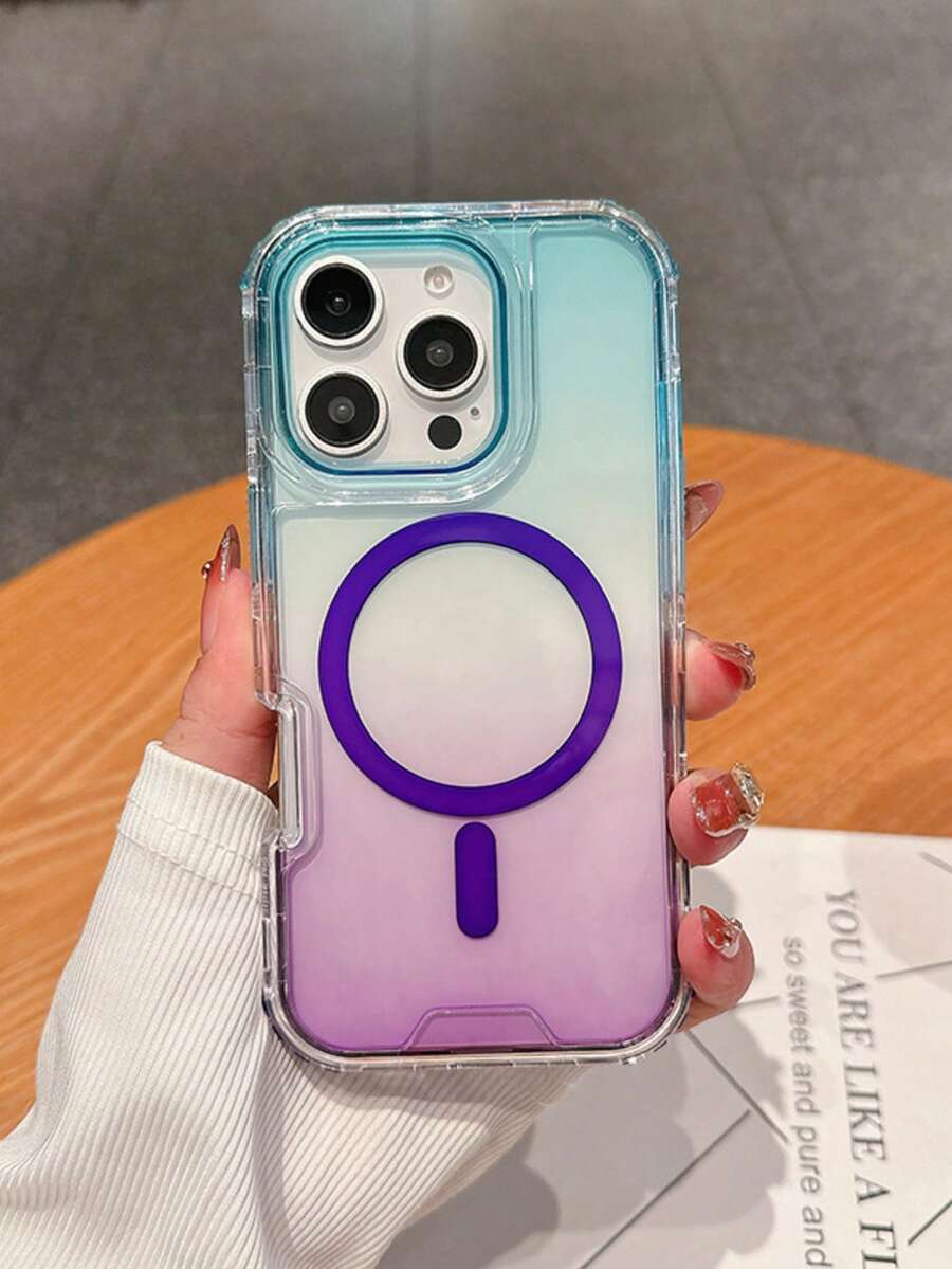 頂級漸層紫色磁吸相容手機殼,防摔日常穿搭時尚保護殼|相容 iPhone 17 Pro、17 Pro Max、16 Pro、16 Pro Max、15 Pro、15 Pro Max、Plus 14 Pro、14 Pro Max - 紫色 - 查看 1