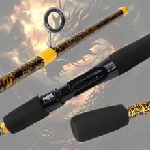 1 Set 4pcs Detachable Spinning Fishing Rod Kit, Portable Split Rod Design, Stable Long Cast, Suitable For Beginners Saltwater Freshwater Outdoor Fishing Gear - Yellow - View 7