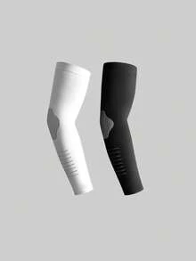 1/2/4 Pairs Unisex Ice Silk UV Protection Over-The-Knee Leg Warmers, Thin Leg Warmers For Spring/Summer/Autumn, Sports Cycling Leg Sleeves With Cooling Effect - Multicolor - View 17