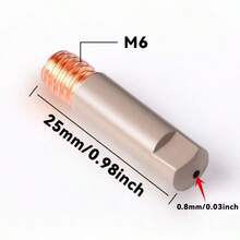 15AK14AK European Style MIG Welding Gun Universal Coated Conductive Nozzle Non-Stick Slag 0.8mm;1.0mm;1.2mm 10pcs/Pack - 15AK Conductive Tip (10-pack) - View 4