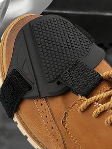 Motorcycle Gear Shift Shoe Cover Pad Riding Gear Shift Lever Pad Honeycomb Anti-Slip Shoe Face Protective Cover Gear Shift Boot Cover Gear Shift Boot Protector Cycling Gear For Bicycles Motorcycles Cycling Enthusiasts Cycling Equipment - Multicolor - View 3
