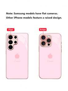 Customized Phone Case With Personalized Name, Pink Letter Elements Design, Protective Shell Compatible With S24 Ultra, S25 Ultra, 17 Pro Max, 16 Pro Max, 15 Pro, 14 Plus, 13 Pro, 12 Pro Max, 11, Xs Max, 8, 7, 6 Plus, Durable Mobile Phone Accessory International Version - Pink - View 8