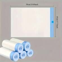 50pcs Multi-Purpose Thickened PE Garbage Bags, Leak-Proof Design, Suitable For Home Kitchen, Restaurant, Hotel, School, Bathroom, Living Room And Other Places, Can Be Used As Household Garbage Bags Or Kitchen Garbage Bags. Product Features - A - View 8