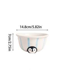 1pc Cute Seal-Themed Ceramic Bowls, Penguin-Themed Porridge Bowls – Exquisitely Crafted, Ideal For Home Decor And Tableware, Perfect As Breakfast Salad Bowls, Porridge Bowls, Yoghurt Bowls And Dessert Bowls, As Well As Gifts And Festive Decorations - Multicolor - View 11