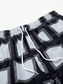 MAISONFOX Men's Plaid All-Over Print Casual Straight Leg Sports Long Pants - Multicolor - View 6