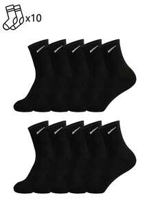 1/5/10/20 Pairs Men's Mid-Calf Socks, Striped Compression Anti-Slip Shock-Absorbing, Comfortable Sports Running Socks - Multicolor - View 24