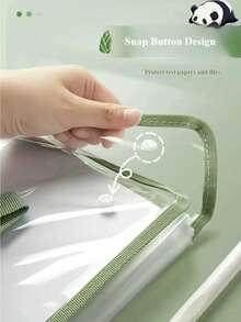 Transparent Handheld Accordion File Folder With Multiple Expandable Layers, 13 Compartments, Large Capacity, Handheld File Folder, Suitable For Storing Documents, Notebooks, Office Desk Accessories, Test Papers And Textbooks, Suitable For Back To School Supplies And Office Supplies - Single Piece - View 5