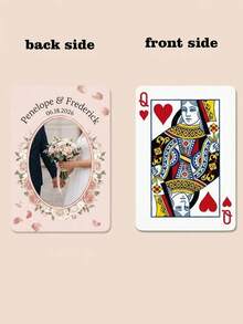 Customized Wedding Commemorative Cards, Customized Wedding Photo Carrying Cards, Couple's Commemorative Cards, Wedding Guests' Souvenir Cards, Rose-Edge Wedding Collection Cards. - Multicolor - View 13